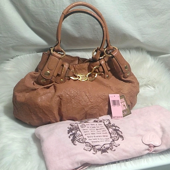 Juicy Couture Handbags - SALE! HTF! New Juicy Couture Leather Hobo Shoulder Bag W Dust Bag